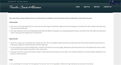 Desktop Screenshot of pacificcoastalliance.com